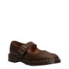 Półbuty Dr. Martens MARY JANE FLOWER Dark Brown Crazy Horse 42391200